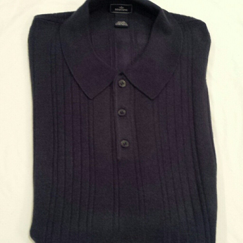 Men's Dockery Navy Sweater Size XLT